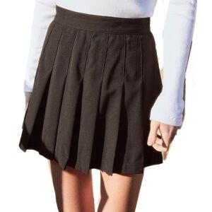 PacSun | Black Pleated School Girl Mini Skirt Goth Punk Classic